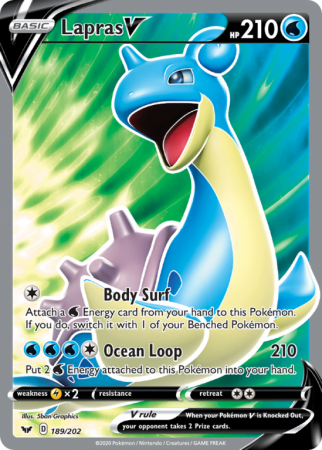 Lapras V 189/202