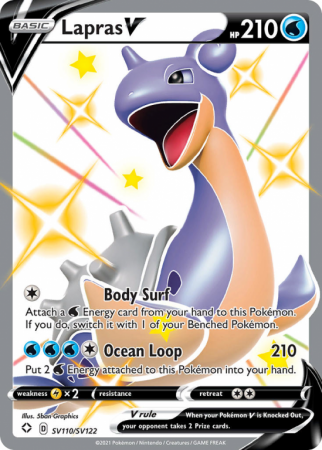 Lapras V SV110/122 Sword & Shield Shiny Vault
