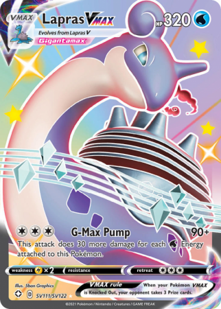 Lapras VMAX SV111/122
