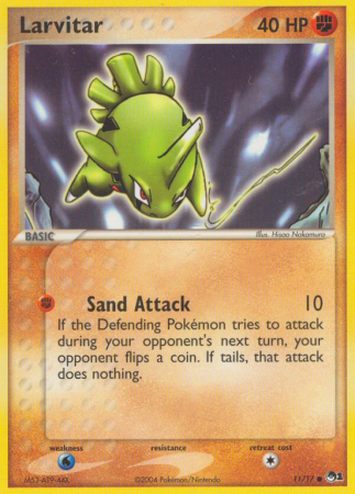 Larvitar 11/17 POP POP Series 1