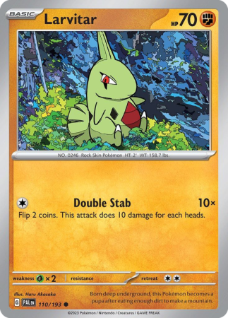 Larvitar 110/193 Scarlet & Violet Paldea Evolved