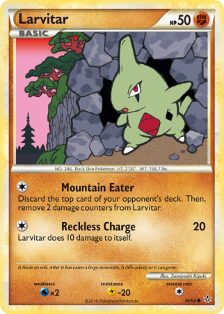 Larvitar 50/95 HeartGold & SoulSilver HS—Unleashed