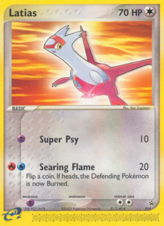 Latias 14/40 NP Nintendo Black Star Promos