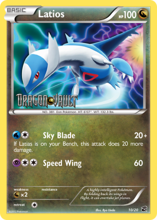Latios 10/20 Black & White Dragon Vault