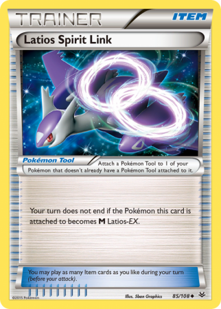 Latios Spirit Link 85/108 XY Roaring Skies