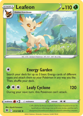 Leafeon 13/189 Sword & Shield Astral Radiance