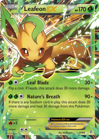 Leafeon-EX 10/115 XY Generations