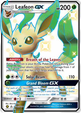 Leafeon-GX SV46/94 Sun & Moon Shiny Vault