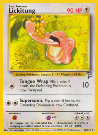 Lickitung 48/130 Base Base Set 2