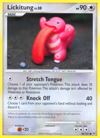 Lickitung 80/127 Platinum Platinum