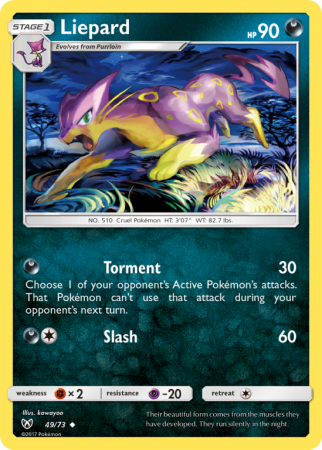Liepard 49/73 Sun & Moon Shining Legends