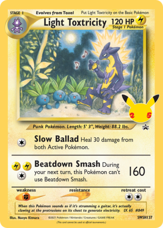 Light Toxtricity SWSH137/103 Sword & Shield SWSH Black Star Promos