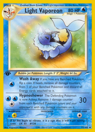Light Vaporeon 52/113