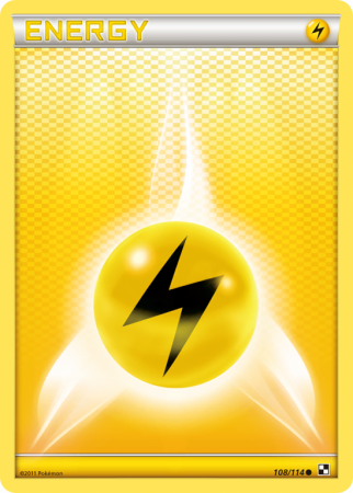 Lightning Energy 108/114 Black & White Black & White