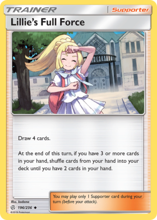 Lillie's Full Force 196/236 Sun & Moon Cosmic Eclipse