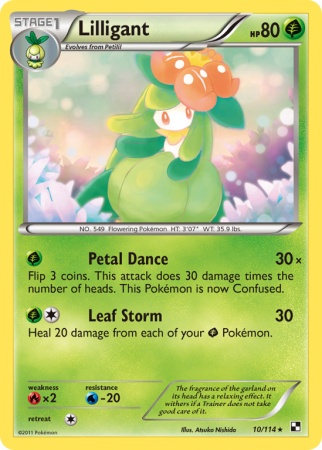 Lilligant 10/114 Black & White Black & White