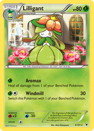 Lilligant 5/101 Black & White Noble Victories