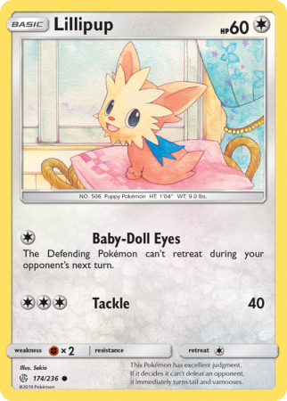 Lillipup 174/236 Sun & Moon Cosmic Eclipse