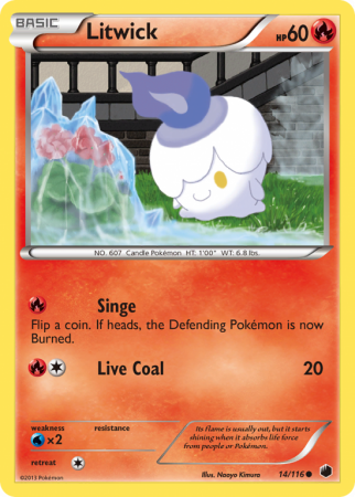 Litwick 14/116 Black & White Plasma Freeze