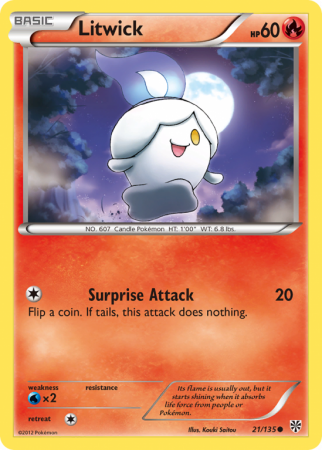 Litwick 21/135 Black & White Plasma Storm