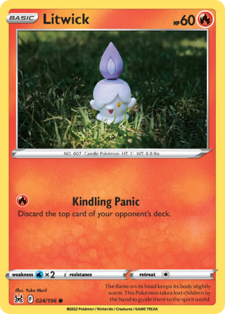 Litwick 24/196 Sword & Shield Lost Origin