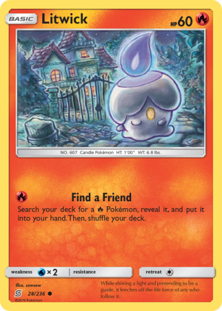 Litwick 28/236 Sun & Moon Unified Minds
