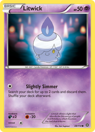 Litwick 48/114 XY Steam Siege