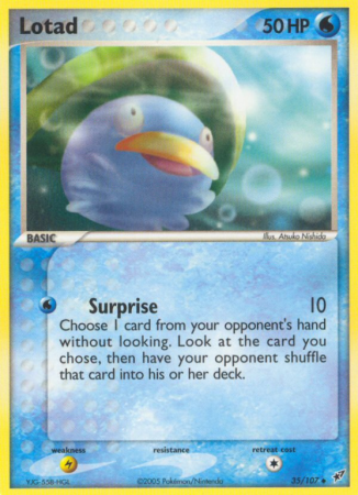 Lotad 35/107 EX Deoxys
