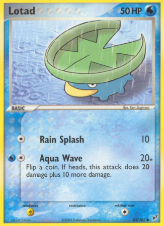 Lotad 63/107 EX Deoxys