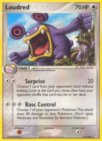 Loudred 23/100 EX Crystal Guardians