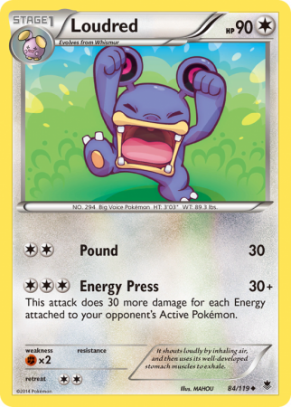 Loudred 84/119 XY Phantom Forces