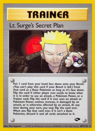 Lt. Surge's Secret Plan 107/132 Gym Gym Challenge