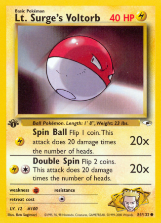 Lt. Surge's Voltorb 84/132