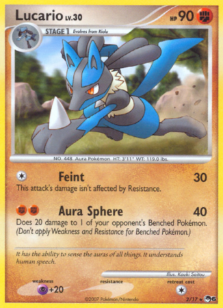 Lucario 2/17 POP POP Series 6