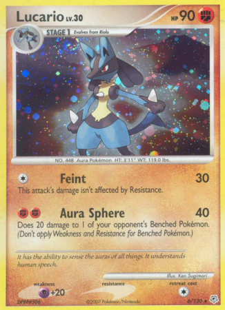 Lucario 6/130 Diamond & Pearl Diamond & Pearl