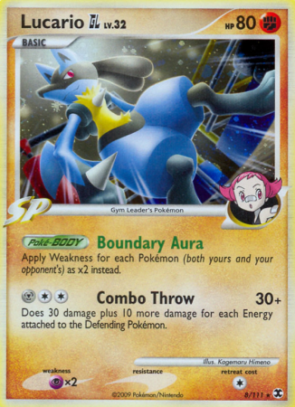 Lucario GL 8/111 Platinum Rising Rivals