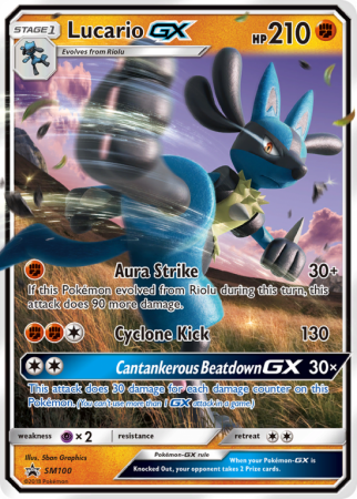 Lucario-GX SM100/156
