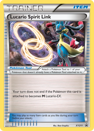 Lucario Spirit Link XY211/183 XY XY Black Star Promos
