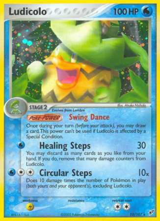 Ludicolo 10/107 EX Deoxys