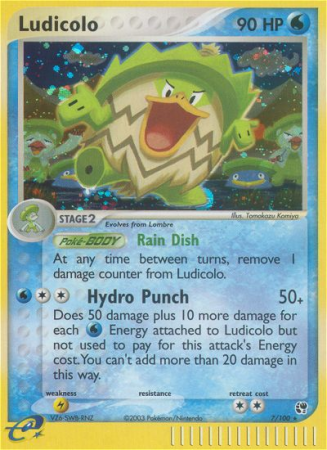 Ludicolo 7/100 EX Sandstorm