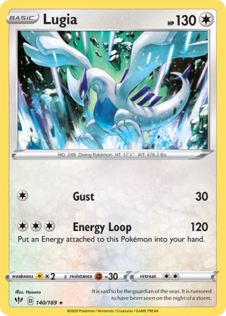 Lugia 140/189 Sword & Shield Darkness Ablaze