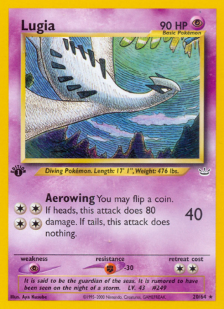 Lugia 20/66 Neo Neo Revelation
