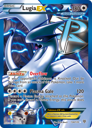 Lugia-EX 134/135 Black & White Plasma Storm