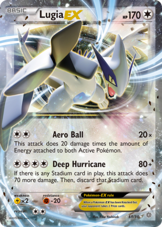 Lugia-EX 68/98 XY Ancient Origins