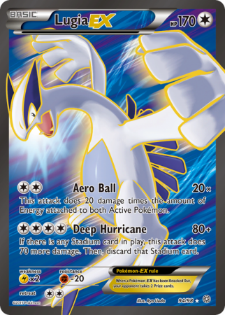 Lugia-EX 94/98 XY Ancient Origins