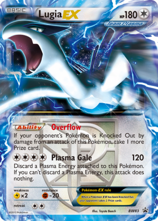 Lugia-EX BW83/101 Black & White BW Black Star Promos