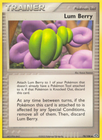 Lum Berry 78/106 EX Emerald
