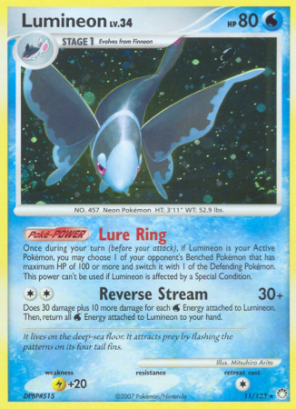 Lumineon 11/123 Diamond & Pearl Mysterious Treasures