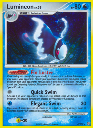 Lumineon 4/100 Diamond & Pearl Stormfront