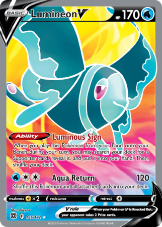 Lumineon V 155/172 Sword & Shield Brilliant Stars